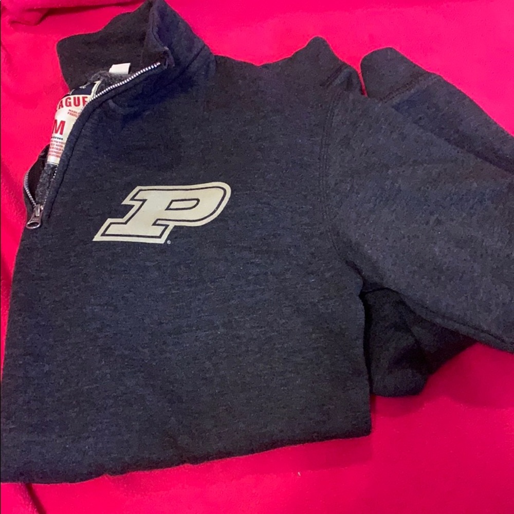 purdue half zip